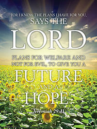 Wall Chart - Jeremiah 29:11 - Laminated - CEI Bookstore / Truth Publications