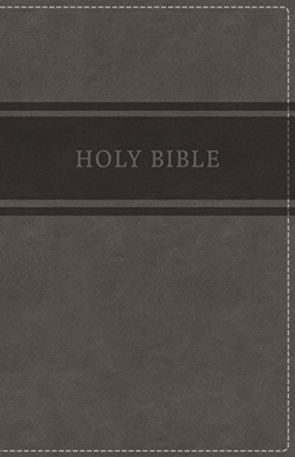Bible KJV Deluxe Gift Leathersoft Gray