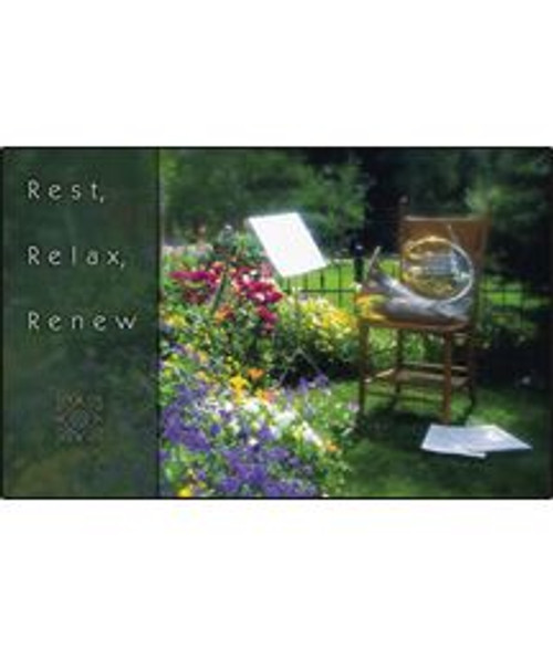 Postcard - Rest, Relax, Renew - Get Well (25 pk)