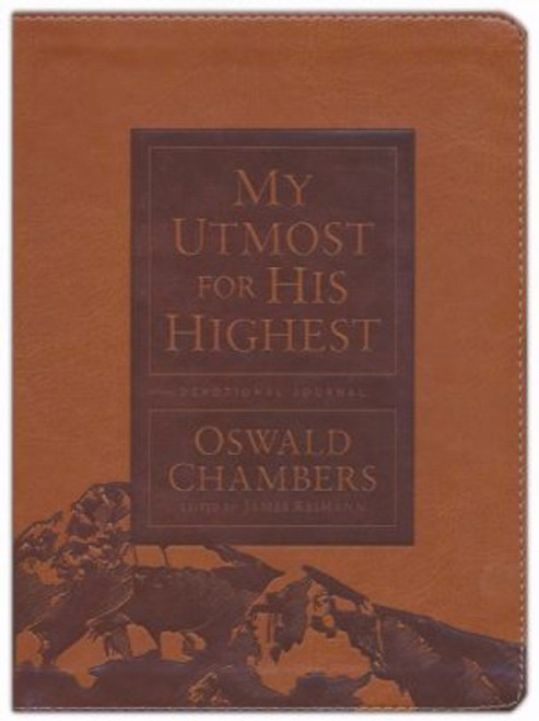My Utmost for His Highest - Devotional Journal Brown LeatherLike My Utmost for His Highest - Devotional Journal Brown LeatherLike