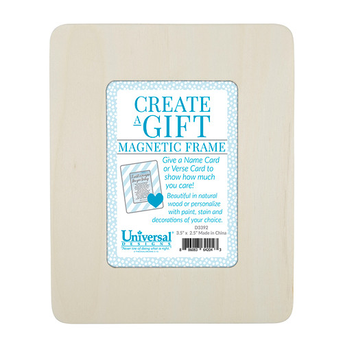 Verse Card - Magnetic Wood Frame - Universal Designs