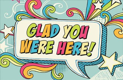 Postcard - Glad You Were Here (Kids) Postcard - Glad You Were Here (Kids)