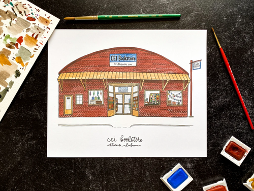 CEI Bookstore - Athens, AL 8X10 Art Print