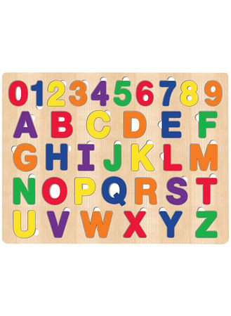 ABC 123 Wood Puzzle, 44pc (706988118173)