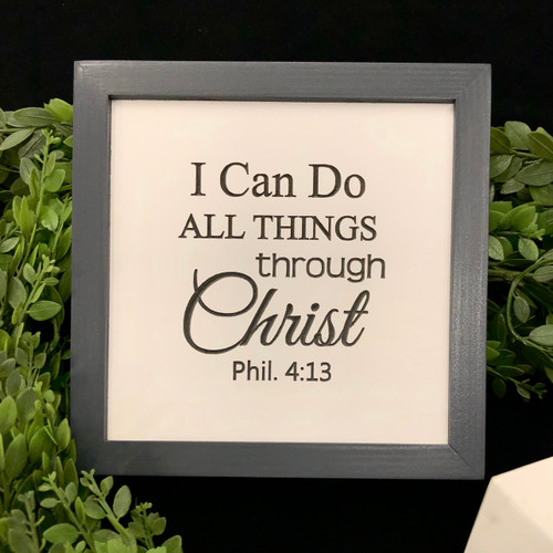 Wall Decor - I Can Do All Things through Christ