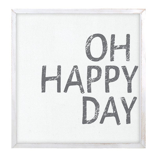 Face to Face 22" SQ Word Board - Oh Happy Day