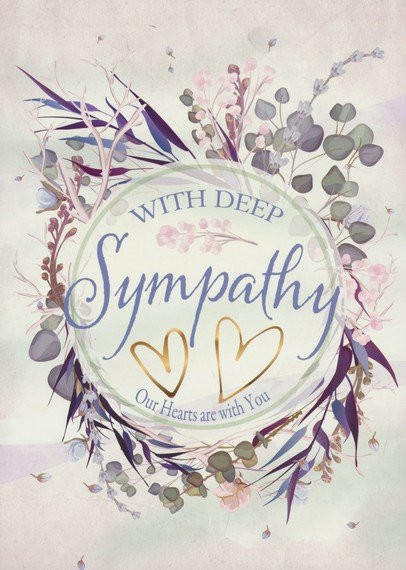 Boxed Cards - Sympathy - Trendy Watercolor Grass