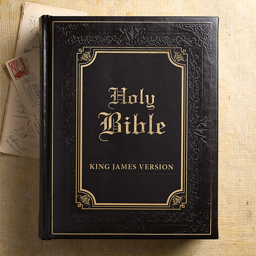 KJV Family Bible--soft leather-look, brown KJV Family Bible--soft leather-look, brown