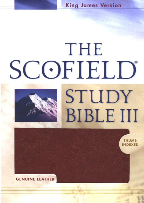 KJV Scofield Study Bible Genuine Leather, Burgundy with Thumb-Index KJV Scofield Study Bible Genuine Leather, Burgundy with Thumb-Index