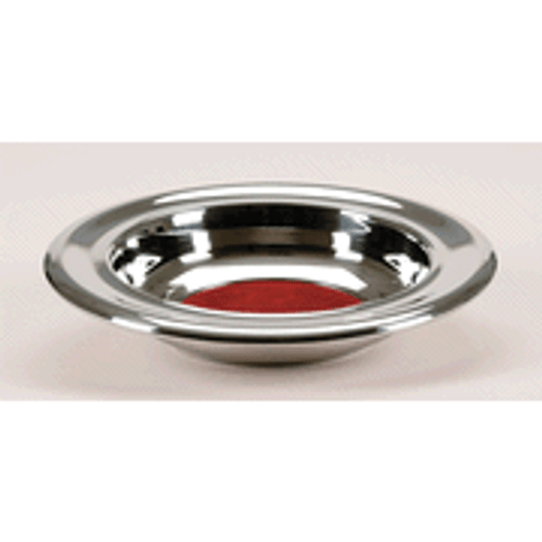 RemembranceWare Silver Offering Plate with Red Felt RemembranceWare Silver Offering Plate with Red Felt
