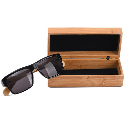 Bamboo Wayfarers Sunglasses with Bamboo Case Bamboo Wayfarers Sunglasses with Bamboo Case