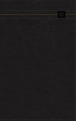 NASB 2020 Large-Print Thinline Bible, Comfort Print--soft leather-look, black (indexed)