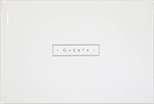 White Leather Guest Book White Leather Guest Book