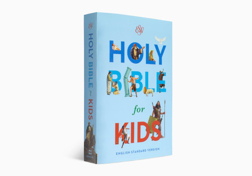 The ESV Holy Bible for Kids, Economy Edition is a great first Bible for kids ages 6-10. Highly affordable, it features the full ESV text in readable 10-point type. With illustrations and a new kid-friendly explanation of God’s plan of salvation, this edition depicts how, like Bible characters, readers and their stories fit into God’s plan. The addition of simple and colorful content pages make this a perfect choice for introducing kids to the Bible at an early age.
ESV Bible for Kids: Encourages children ages 6-10 to read and learn Scripture
Fun, Engaging Resources: Includes kid-friendly maps and 24 pages of illustrations
Highly Affordable: An excellent resource for home, church, Sunday school, and ministry event The ESV Holy Bible for Kids, Economy Edition is a great first Bible for kids ages 6-10. Highly affordable, it features the full ESV text in readable 10-point type. With illustrations and a new kid-friendly explanation of God’s plan of salvation, this edition depicts how, like Bible characters, readers and their stories fit into God’s plan. The addition of simple and colorful content pages make this a perfect choice for introducing kids to the Bible at an early age.
ESV Bible for Kids: Encourages children ages 6-10 to read and learn Scripture
Fun, Engaging Resources: Includes kid-friendly maps and 24 pages of illustrations
Highly Affordable: An excellent resource for home, church, Sunday school, and ministry event