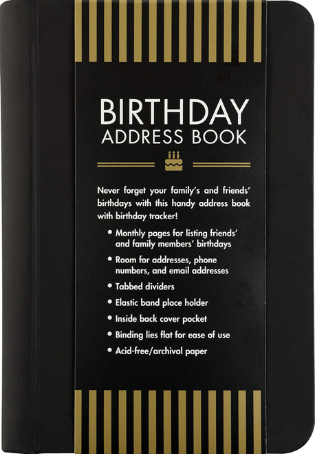 Birthday Address Book (9781441334428)