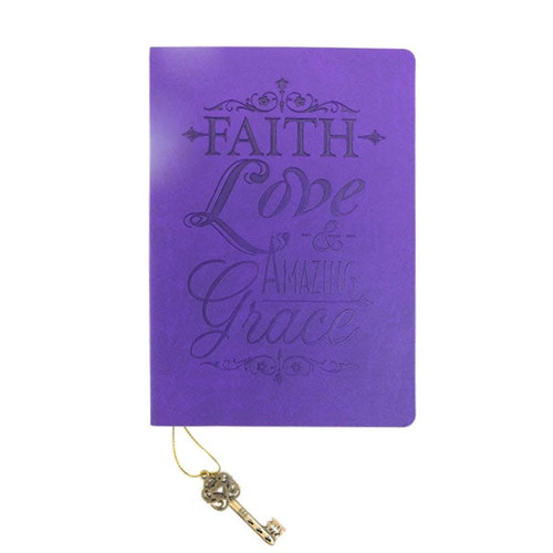 Journal - Faith, Love, and Amazing Grace w/charm 