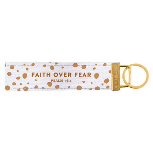 grace & truth Faith Over Fear Keychain Wristlet grace & truth Faith Over Fear Keychain Wristlet