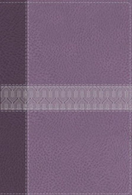 NIV Giant-Print Compact Bible, Comfort Print--soft leather-look, purple (red letter)