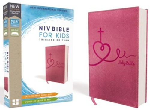 NIV Comfort Print Bible for Kids, Imitation Leather, Pink NIV Comfort Print Bible for Kids, Imitation Leather, Pink