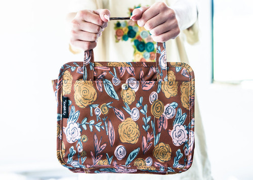 Bible Cover - Fall Floral Bible Carrier Bag Bible Cover - Fall Floral Bible Carrier Bag