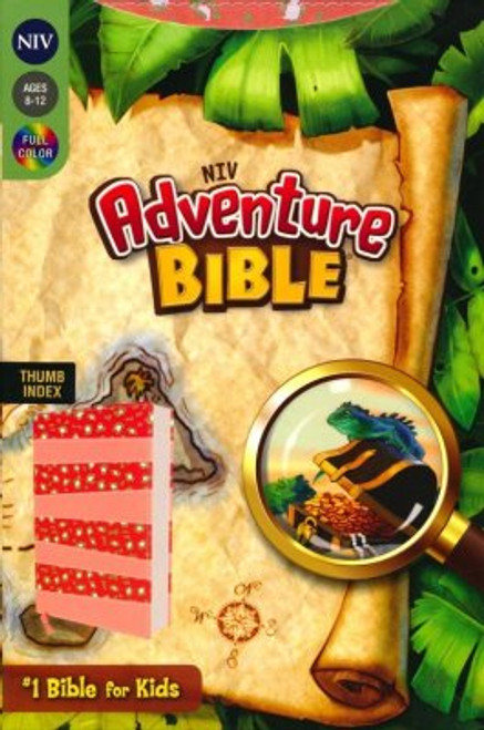 Bible NIV Adventure Bible Leathersoft Coral Thumb Index Bible NIV Adventure Bible Leathersoft Coral Thumb Index
