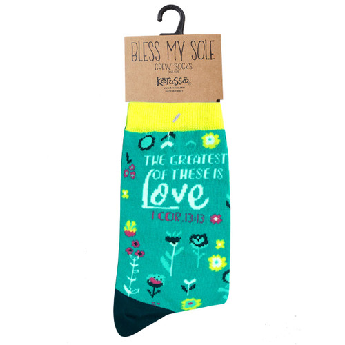 Socks - Bless My Sole - The Greatest of These Socks - Bless My Sole - The Greatest of These