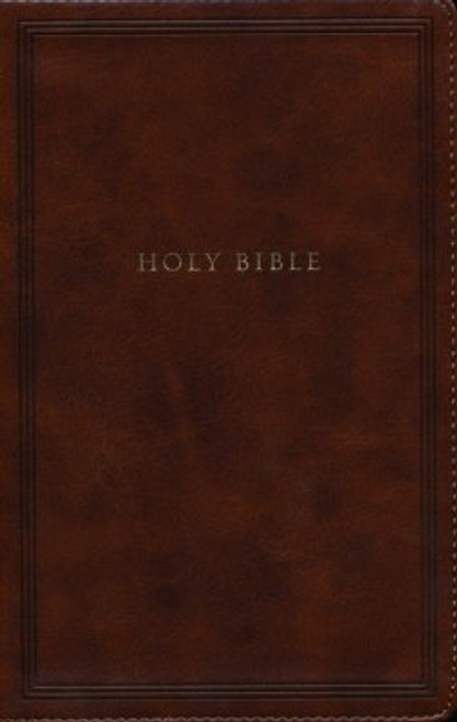 Bible NKJV Sovereign Collection Personal Size Reference Brown Leathersoft Bible NKJV Sovereign Collection Personal Size Reference Brown Leathersoft