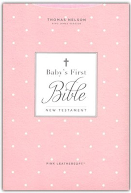 KJV Baby's First New Testament - soft leather-look, pink KJV Baby's First New Testament - soft leather-look, pink