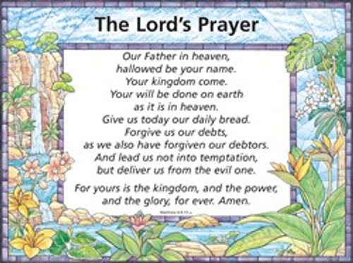 The Lord’s Prayer Wall Chart ("Debts") The Lord’s Prayer Wall Chart ("Debts")