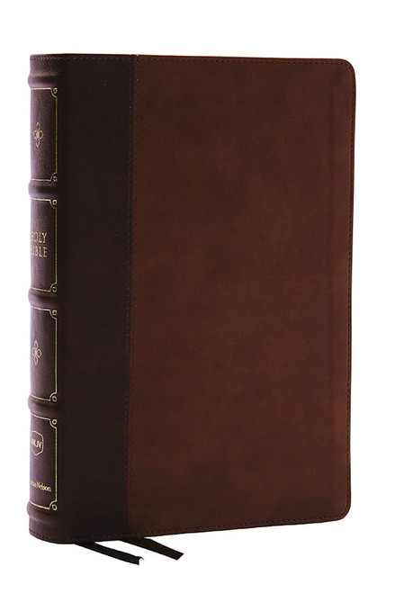 This NKJV Large Print Thinline Bible is inviting to pick up and hard to put down. Unique to this edition, the words of Christ are highlighted in a restful blue ink that’s easy to read and colorblind friendly.
The slim design of the NKJV Large Print Thinline Reference Bible means you can bring it along, wherever your day takes you. This large print edition features Thomas Nelson’s NKJV Comfort Print®, designed to provide a smooth reading experience of the accurate and beautiful New King James Version. And with features including extensive cross-references, a concordance, and full-color maps, you’ll still have the tools to get more out of God’s Word. This NKJV Large Print Thinline Bible is inviting to pick up and hard to put down. Unique to this edition, the words of Christ are highlighted in a restful blue ink that’s easy to read and colorblind friendly.
The slim design of the NKJV Large Print Thinline Reference Bible means you can bring it along, wherever your day takes you. This large print edition features Thomas Nelson’s NKJV Comfort Print®, designed to provide a smooth reading experience of the accurate and beautiful New King James Version. And with features including extensive cross-references, a concordance, and full-color maps, you’ll still have the tools to get more out of God’s Word.