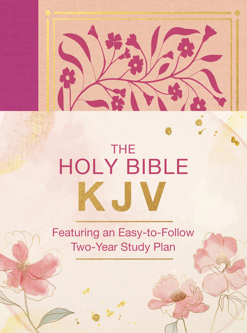 Featuring an Easy-to-Follow Two-Year Study Plan is your ticket to personal engagement and understanding.
Features:
 
a built-in, easy-to-complete reading plan (just 10 minutes a day over two years)
hundreds of explanatory marginal notes providing
context for each reading
definitions for confusing ideas and terms
elaboration of scripture’s larger themes—especially of God’s love for you
 
If you’re a seeker, this Bible will introduce you to the larger story of scripture and demystify some of its difficult and confusing aspects. If you’re a believer who wants greater biblical knowledge, this Bible breaks a daunting job into very manageable pieces, providing needed clarity along the way.
            You’ll be amazed at who God is, how He’s communicated, and the good He wants to accomplish in your life. Make The Holy Bible KJV: Featuring an Easy-to-Follow Two-Year Study Plan your starting point to a deeper spiritual experience.
 
Bible Type Size: 10.2 pt
 Featuring an Easy-to-Follow Two-Year Study Plan is your ticket to personal engagement and understanding.
Features:
 
a built-in, easy-to-complete reading plan (just 10 minutes a day over two years)
hundreds of explanatory marginal notes providing
context for each reading
definitions for confusing ideas and terms
elaboration of scripture’s larger themes—especially of God’s love for you
 
If you’re a seeker, this Bible will introduce you to the larger story of scripture and demystify some of its difficult and confusing aspects. If you’re a believer who wants greater biblical knowledge, this Bible breaks a daunting job into very manageable pieces, providing needed clarity along the way.
            You’ll be amazed at who God is, how He’s communicated, and the good He wants to accomplish in your life. Make The Holy Bible KJV: Featuring an Easy-to-Follow Two-Year Study Plan your starting point to a deeper spiritual experience.
 
Bible Type Size: 10.2 pt
