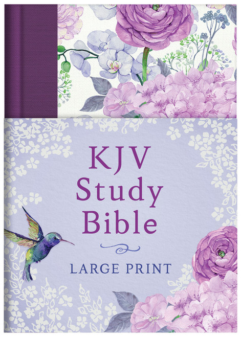 Want a study Bible that’s both powerful and beautiful?
Check out the KJV Study Bible in a Fashionable New Cover Material!
 
Barbour’s large-print KJV Study Bible is now available in a fashionable new edition with a cloth-like cover. Featuring nearly 6,500 notes drawn from the Layman’s Bible Commentary series, this resource gives you greater understanding of the King James Version—now in its fifth century but still among the most beloved and trusted translations available.
 
Also featuring
introductions for each Bible book
a dictionary/concordance of key names and terms
the words of Christ in red
large print with 12-point Bible type
and a full-color map section
The KJV Study Bible is an excellent resource for personal study, Sunday school, and small group preparation. . .whether you’re a fan of the King James Version or you’ve been reading more modern Bible translations.
 
Bible Type Size: 12 pt