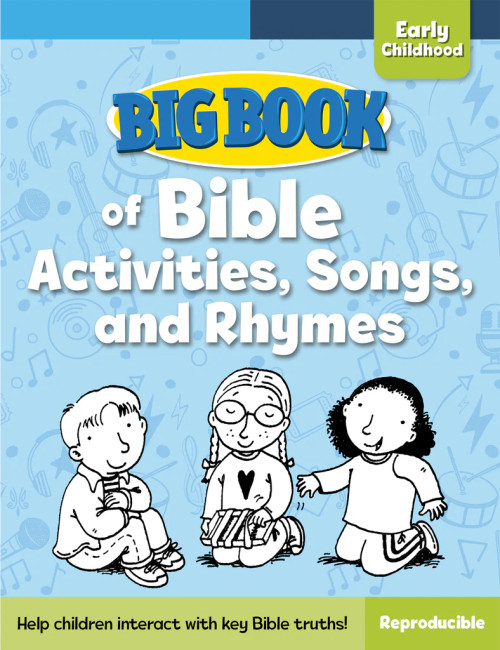 Bible Activities, Songs, and Rhymes Help Children Interact with Bible Truths!
This reproducible resource features:
Bible stories set to familiar tunes or in simple action rhymes that help children remember Bible stories
65 songs, 30 action rhymes, and 102 teaching activities that reinforce Bible lessons
A creative activity for each song and action rhyme
HeartShaper Children’s Curriculum preschool/pre-k & k scope and sequence to correlate songs, rhymes, and activities Bible Activities, Songs, and Rhymes Help Children Interact with Bible Truths!
This reproducible resource features:
Bible stories set to familiar tunes or in simple action rhymes that help children remember Bible stories
65 songs, 30 action rhymes, and 102 teaching activities that reinforce Bible lessons
A creative activity for each song and action rhyme
HeartShaper Children’s Curriculum preschool/pre-k & k scope and sequence to correlate songs, rhymes, and activities