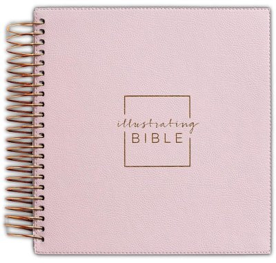Bible NIV Illustrating pink, spiral bound - CEI Bookstore | Truth