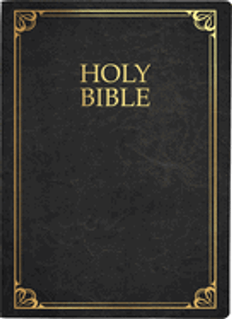 With a classic black genuine leather cover featuring elegant gold-foil accents, this durable large print Family Legacy Holy Bible makes a perfect gift for families, weddings, and anniversaries that is sure to be treasured for years to come. A special edition of the King James Version Easy Read Bible (KJVER(TM)) series, it includes pages for recording important family events, such as marriages, births and adoptions, and baptisms.
The KJVER offers a Bible-reading experience made even more enjoyable and enriching with an updated page design for increased readability, archaic words defined or exchanged for modern counterparts (word-exchange list provided), and the words of both God and Jesus in red.
This Bible includes these distinctive features and resources:
Classic black genuine leather cover with gold-foil accents
Large print, 12-point type size
Pages for recording important family events, such as marriages, births and adoptions, and baptisms
Updated page design for increased readability
Thumb index for quick access to any book of the Bible
Words of God highlighted in red in the Old Testament
Words of Jesus highlighted in red in the New Testament
Difficult terms underlined and defined at the ends of verses
Archaic or obsolete words exchanged for modern counterparts (word-exchange list provided)
Hebrew names of God explained
"Essential Themes String-Reference Bible Study" included in footnotes. With this study, you can follow along with the verse listings for many important biblical themes as they appear throughout Scripture. The topics and subtopics include over ninety different themes, providing much material for Bible study and devotional use.
"Read Through the Bible in One Year" plan
Full-color maps With a classic black genuine leather cover featuring elegant gold-foil accents, this durable large print Family Legacy Holy Bible makes a perfect gift for families, weddings, and anniversaries that is sure to be treasured for years to come. A special edition of the King James Version Easy Read Bible (KJVER(TM)) series, it includes pages for recording important family events, such as marriages, births and adoptions, and baptisms.
The KJVER offers a Bible-reading experience made even more enjoyable and enriching with an updated page design for increased readability, archaic words defined or exchanged for modern counterparts (word-exchange list provided), and the words of both God and Jesus in red.
This Bible includes these distinctive features and resources:
Classic black genuine leather cover with gold-foil accents
Large print, 12-point type size
Pages for recording important family events, such as marriages, births and adoptions, and baptisms
Updated page design for increased readability
Thumb index for quick access to any book of the Bible
Words of God highlighted in red in the Old Testament
Words of Jesus highlighted in red in the New Testament
Difficult terms underlined and defined at the ends of verses
Archaic or obsolete words exchanged for modern counterparts (word-exchange list provided)
Hebrew names of God explained
"Essential Themes String-Reference Bible Study" included in footnotes. With this study, you can follow along with the verse listings for many important biblical themes as they appear throughout Scripture. The topics and subtopics include over ninety different themes, providing much material for Bible study and devotional use.
"Read Through the Bible in One Year" plan
Full-color maps