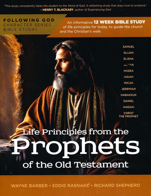 This book is a part of a series of books designed to provide a personal look at the lives of some of the key prophets found in the Bible. The fact that there were prophets points to God wanting to speak to us—then and now. The theme Following God® is one that emphasizes the importance of building a relationship with God, living a life totally surrendered to Him and His leading. Examples are given of those who received blessing from a surren-dered walk with God as well as those who did not follow Him and His direction. This Bible study is designed in an interactive format, incorporating scriptural points of interest. Other features include a look at the characters from a historical perspective, as well as interesting facts about the time when these characters lived.