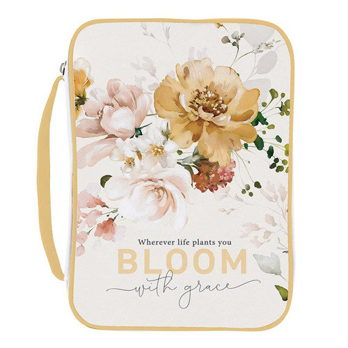 Bible Cover - Bloom with Grace