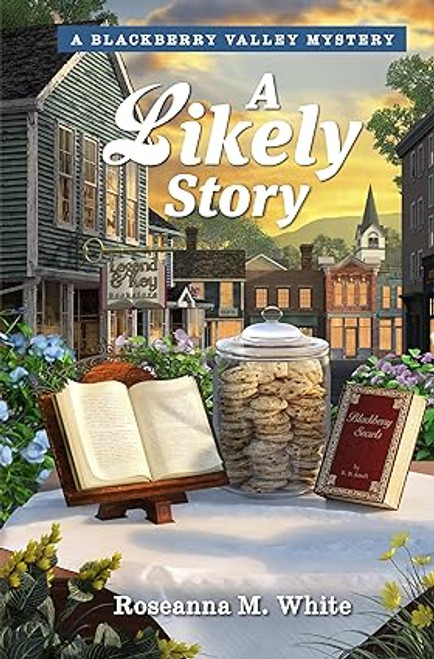 A Likely Story is the fourth book in the Mysteries of Blackberry Valley fiction series.

All of Blackberry Valley is buzzing when a novel hits the shelves featuring their very own town! Hannah Prentiss isn't the only one who quickly snatches up a copy and sits down to read…nor is she the only one who is shocked to realize that this novel isn't just fiction. It uses the real names of real families from the area—and apparently digs up the real dirt of those families from years gone by.

When the end of the book mentions a treasure buried somewhere in town, everyone is determined to find the author and demand answers. As Hannah and her friends piece together the mystery of long-forgotten town secrets, she'll learn more about the ancestor she is named after, her great-grandmother Hannah Jane.

Could learning about her family's past be the key to unlocking the truth behind the author and the so-called treasure?
