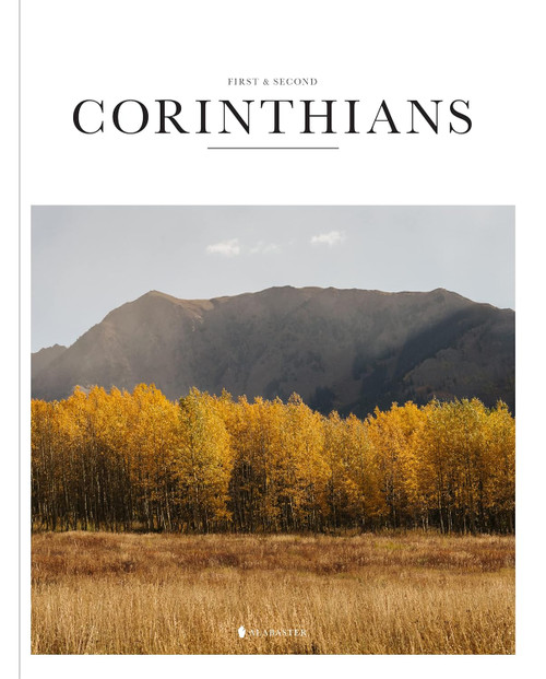 A beautiful representation of The Books of First and Second Corinthians—a personal and focused rumination on what it looks like to live a life of faith healthily and maturely.

Written like a series of small essays, these letters address topics from leadership, to division and unity in worship gatherings, to sexual relations, to interacting with food sacrificed for idols. At its core, Paul is helping Christians in Corinth let go of the more harmful and destructive parts of their culture—and urging them to fully experience the new type of life Jesus is offering. It is an invitation for all of us to be humans of generosity—seeking humility over status, and living fully into the good and beautiful life Jesus intends for everyone.

Alabaster’s approach reimagines the entire experience of the book. Incorporating images that illuminate the themes and messages of the text, this book will help the reader engage scripture in a fresh way. The Books of First and Second Corinthians in the New Living Translation (NLT)is great for Bible studies, church groups, or individual devotional times.

Alabaster creates with the reader in mind—including careful use of negative space, legible typefaces, and layouts that allow a thoughtful exploration between text and images.

Alabaster combines thoughtful design, artistic photography, and original biblical texts to create inspiring products for the Instagram and TikTok generation. Alabaster has quickly become one of the fastest-growing private companies in California according to Inc Magazine. Alabaster invites you to lean in and take a closer look at beauty and faith, evoking feelings and thoughtful reflection.