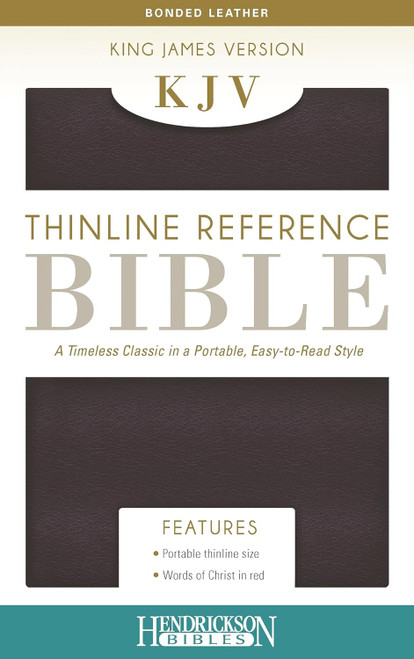 The Word of God is a sacred gift. It’s compelling, life changing, and inspired-sharper than any sword and a sustaining comfort to any heart. Carry the Scriptures with you in this portable thinline edition―a treasured companion on your journey of faith. Let the magnificent language of the King James Version―which has stood the test of time for over 400 years―stand firm in your heart.

Features:

Concordance for locating key passages
Full-color maps
End-of-verse cross references
Words of Jesus in red letter
Presentation page
Ribbon marker
Clear and readable text size
