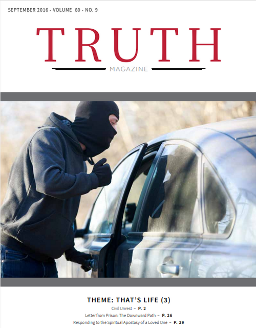 September 2016 "That's Life (3)" - Truth Magazine (PDF)