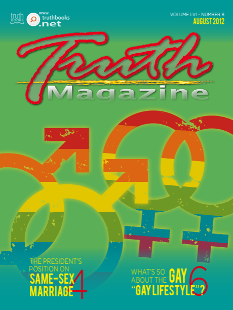August 2012 "Open Issue" - Truth Magazine (PDF)