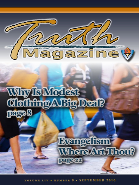 September 2010 "Open Issue" - Truth Magazine (PDF)