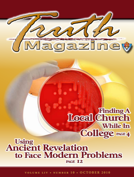 October 2010 "Open Issue" - Truth Magazine (PDF)