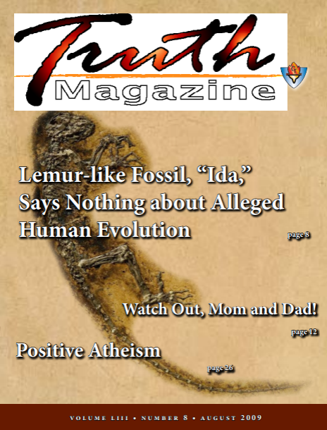 August 2009 "Open Issue" - Truth Magazine (PDF)