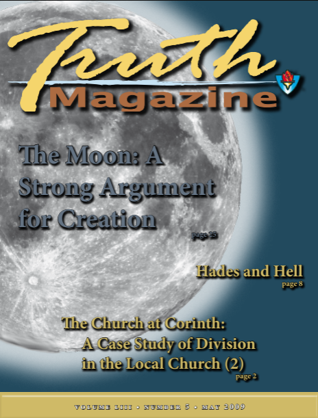 May 2009 "Open Issue" - Truth Magazine (PDF)