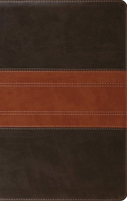 ESV Giant Print Bible Offers Readability and Portability for Everyday Study

The ESV Giant Print Personal Size Bible combines readability with a portable design, making it easy for readers to follow along during sermons or personal study. Featuring a generous 11-point type, line matching, a double-column format, and words of Christ in red, this Bible offers comfort and clarity for reading in any setting. Crafted with quality materials, including a TruTone cover, a smyth-sewn binding, a ribbon marker, and a concordance, this durable edition is built to last for years of regular use.

Easy to Read: Large 11-point type with a double-column format and line matching helps readers follow along during sermons or personal study
Red-Letter Edition: Words of Christ in red
Special Features: Includes a concordance, a ribbon marker, and a smyth-sewn binding
Includes Thumb Indexes: Helps readers navigate Scripture with ease