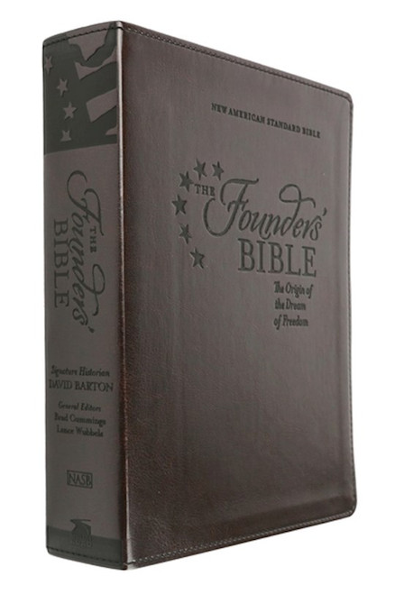 The supplementary material packed in this New American Standard Bible will inspire readers with renewed hope and appreciation for the sacrifice that was made to found this great nation, the unwavering commitment our Founding Fathers had to the importance to the Word of God for our lives as individuals, for shaping and guiding our society, and for providing the foundations of our unique system of government that has produced the most enduring legacy of freedom any nation has ever known. Knowing where we came from will provide invaluable wisdom for where we are headed and what we can do to reclaim our lost heritage.

- Complete NASB text
- Illustrated pages
- Examines specific verses that inspired our Founding Fathers
- Over 900 pages of articles, commentary, and history
- Over 150 biographies
- Book introductions
- Key verse outlines
- Subject index
- Concordance
- Bible maps