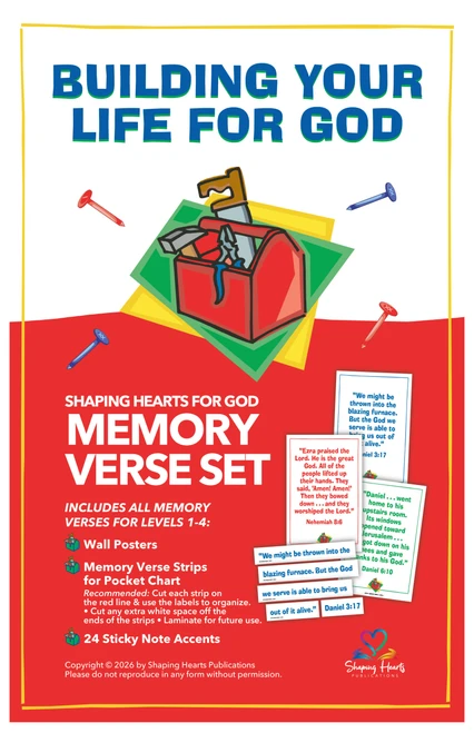 Building Your Life For God – Memory Verse Set