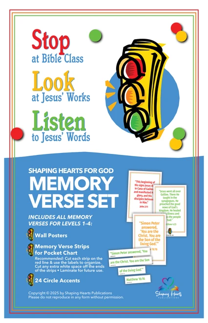  Stop, Look & Listen – Memory Verse Set